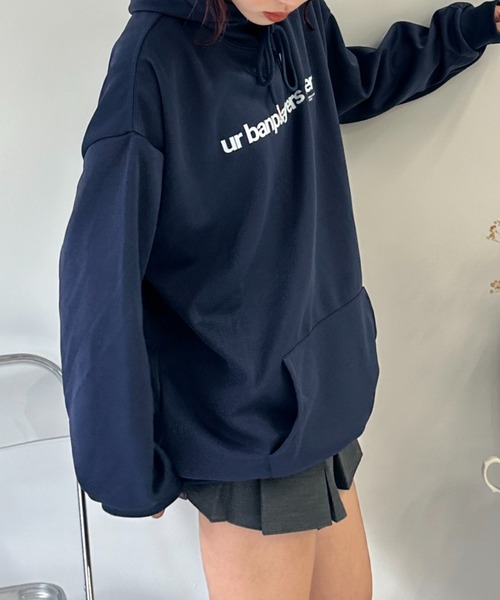 「Ada.」 プルオーバーパーカー 2XL ネイビー レディース_画像2