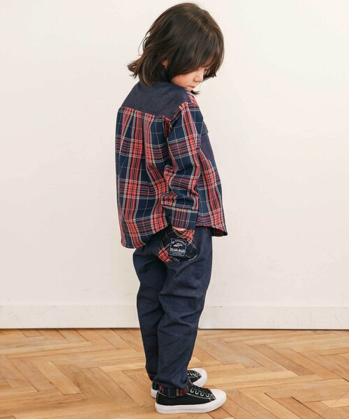 「SLAP SLIP」 「KIDS」長袖シャツ 80cm ブルー系その他2 キッズ_画像5