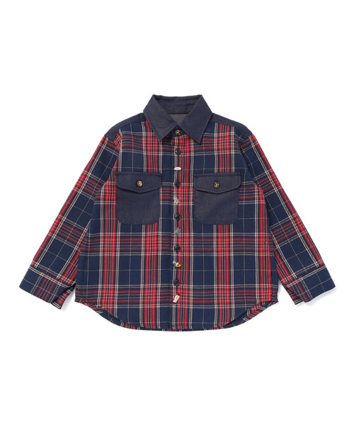 「SLAP SLIP」 「KIDS」長袖シャツ 80cm ブルー系その他2 キッズ_画像7