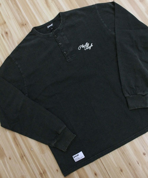 Schott N.Y.C（ショット） tシャツ PLENTY TOUGH EMB. HENLEY LS T