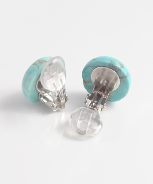 「anq.」 イヤリング(両耳用) ONE SIZE ブルー系その他2 レディース_画像4