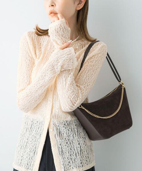 【URBAN RESEARCH ROSSO】ロングニットカーディガン URBAN RESEARCH ROSSO WOMEN」 カーディガン FREE ブラック レディース