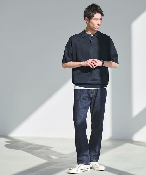 SLOANE オリーブ 半袖ポロシャツ SLOANE（スローン）の「【別注】＜SLOANE＞ ニット ポロシャツ（ニット