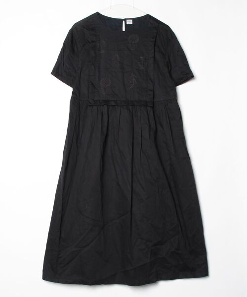 超美品★chambre de charme Noir★ワンピース chambre de charme（シャンブル ドゥ シャーム） 半袖ワンピース FREE