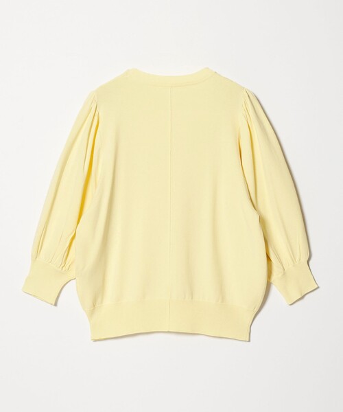 UNITED ARROWS green label relaxing - green label relaxing(グリーンレーベルリラクシング) 半袖セーター レディース美品  - アイボリー クルーネック green label relaxing（グリーンレーベルリラクシング） サマーニット