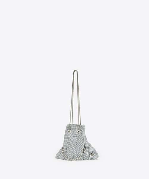 「BIGOTRE」 ショルダーバッグ ONE SIZE シルバー レディースの画像