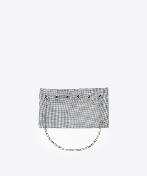 「BIGOTRE」 ショルダーバッグ ONE SIZE シルバー レディースの画像