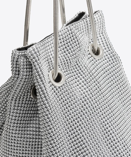 「BIGOTRE」 ショルダーバッグ ONE SIZE シルバー レディースの画像