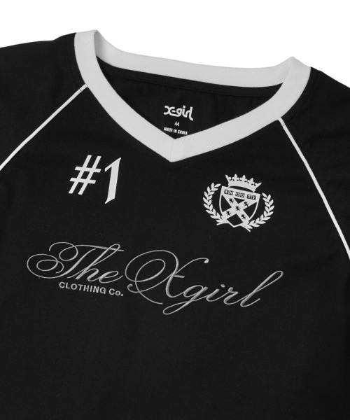 X-girl（エックスガール） tシャツ 半袖 THE X-GIRL UNIFORM S/S BABY