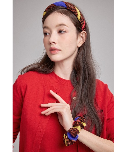 ヘアアクセサリー saran ヘアアクセサリー 4本セット スパイラルチャーム ヘアビーズ 仮装