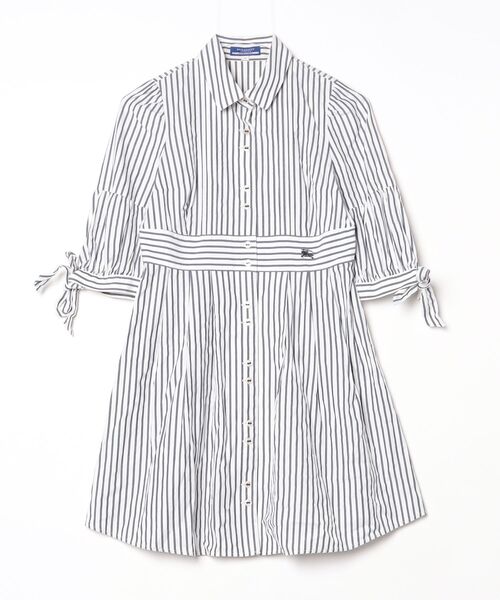 BURBERRY BLUE LABEL バーバリーワンピース シャツストライプ 【公式通販】