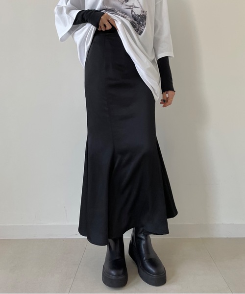 「Didot.showroom」 フレアスカート FREE ブラック レディース_画像4