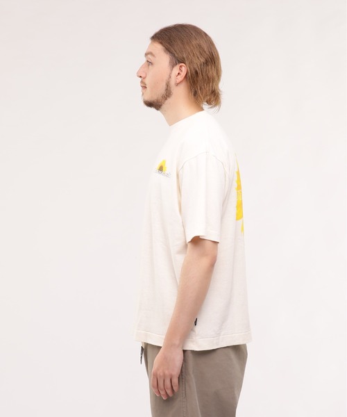 「MANASTASH」 半袖Tシャツ X-LARGE ベージュ メンズ_画像8