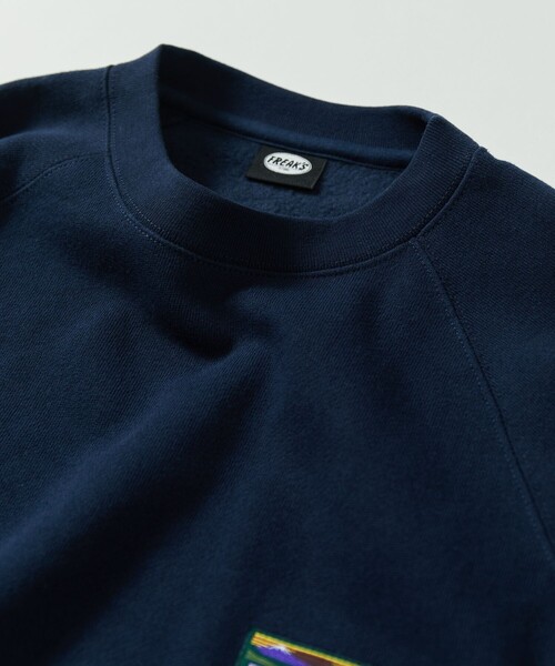 「FREAK'S STORE」 スウェットカットソー MEDIUM チャコールグレー メンズ_画像4