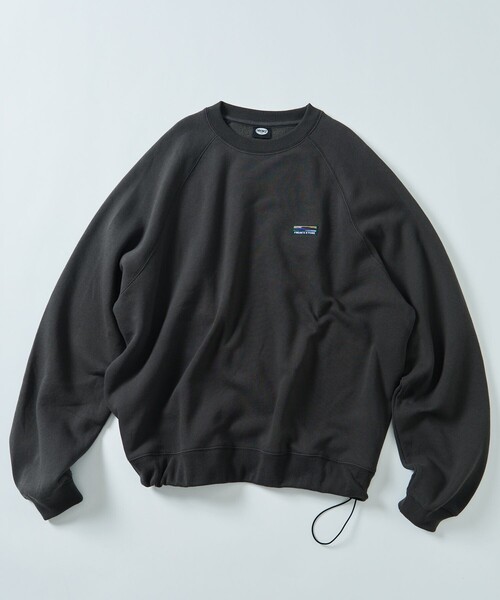「FREAK'S STORE」 スウェットカットソー MEDIUM チャコールグレー メンズ_画像8