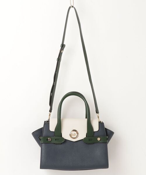 MICHAEL KORS 2WAY ハンドバッグ グリーン MICHAEL KORS（マイケルコース） 2WAYバッグ FREE グリーン系その他