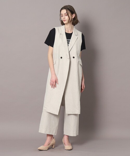 「DRESSTERIOR」 ベスト 36 ネイビー レディース_画像5
