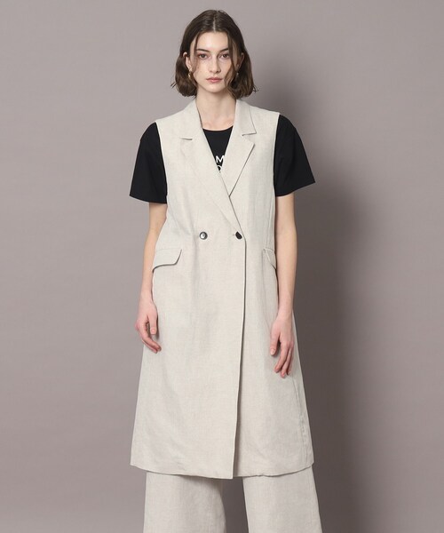 「DRESSTERIOR」 ベスト 36 ネイビー レディース_画像9