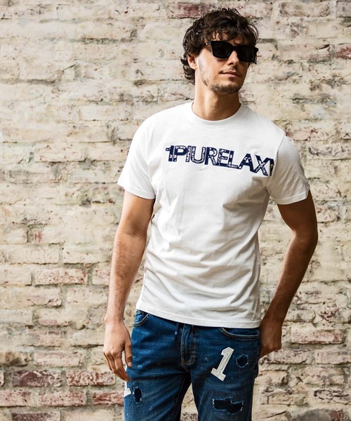 「1PIU1UGUALE3 RELAX 」 半袖Tシャツ M ホワイト メンズ_画像6