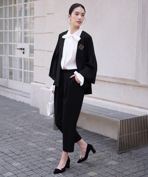 「DRESS PLUS」 セットアップ X-LARGE ネイビー レディース_画像8