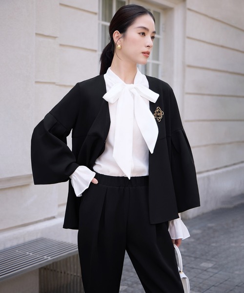 「DRESS PLUS」 セットアップ X-LARGE ネイビー レディース_画像9