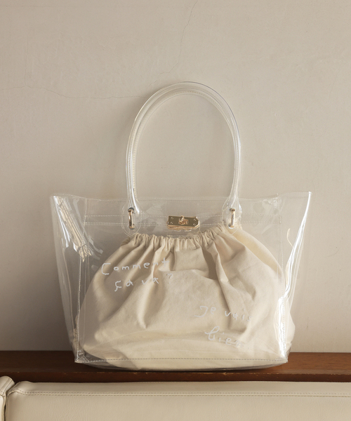 SLOBE IENA（スローブイエナ） トートバッグ Lundi SLOBE別注 PVC 