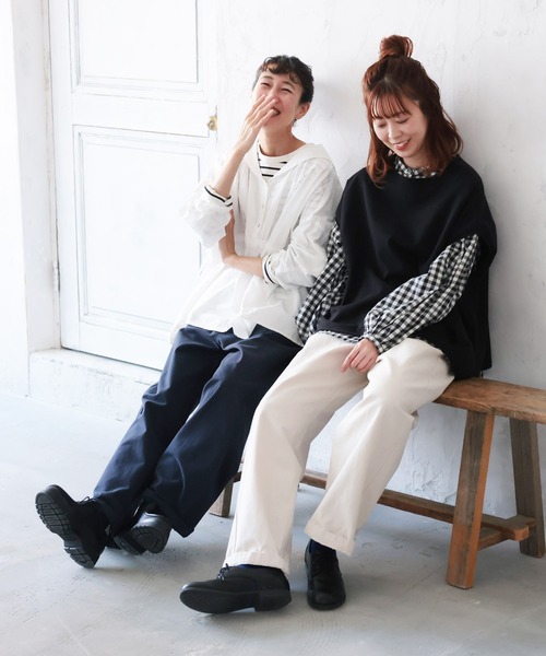 「soulberry」 パンツ 4L ブラック レディース_画像2