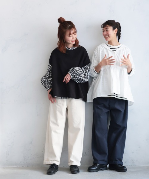 「soulberry」 パンツ 4L ブラック レディース_画像7