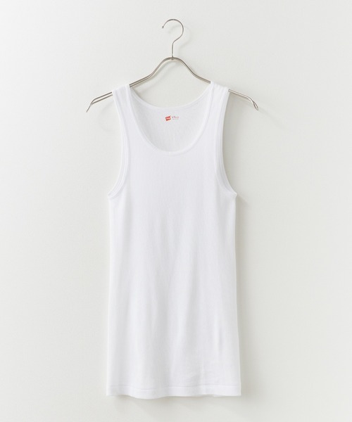 Hanes（ヘインズ） タンクトップ 2P Pack A-Shirt 2枚入りパック リブ