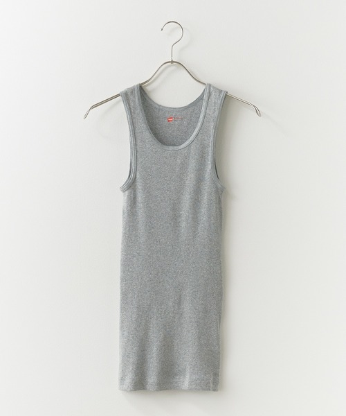 Hanes（ヘインズ） タンクトップ 2P Pack A-Shirt 2枚入りパック リブ