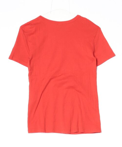「PETIT BATEAU」 半袖Tシャツ S レッド レディース_画像2