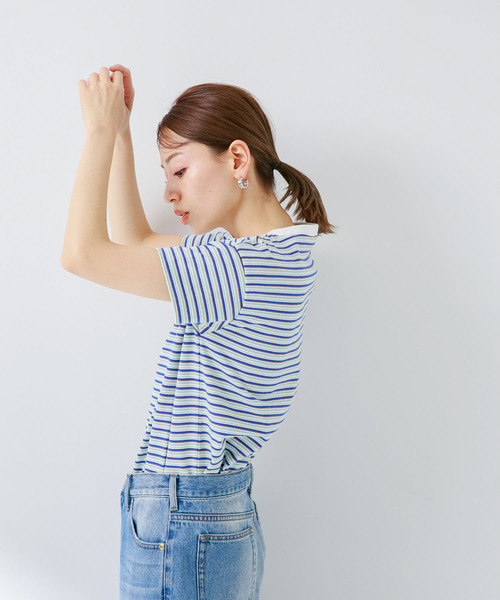 「STAR&STRIPE」 半袖Tシャツ MEDIUM ブルー系その他 レディース_画像3