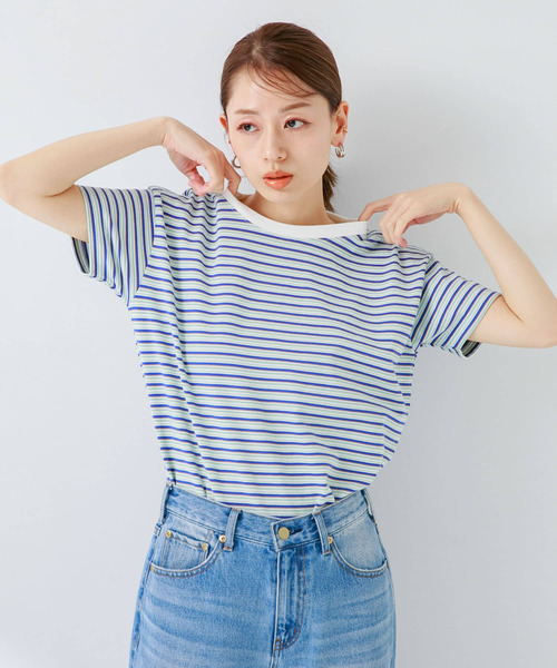 「STAR&STRIPE」 半袖Tシャツ MEDIUM ブルー系その他 レディース_画像8