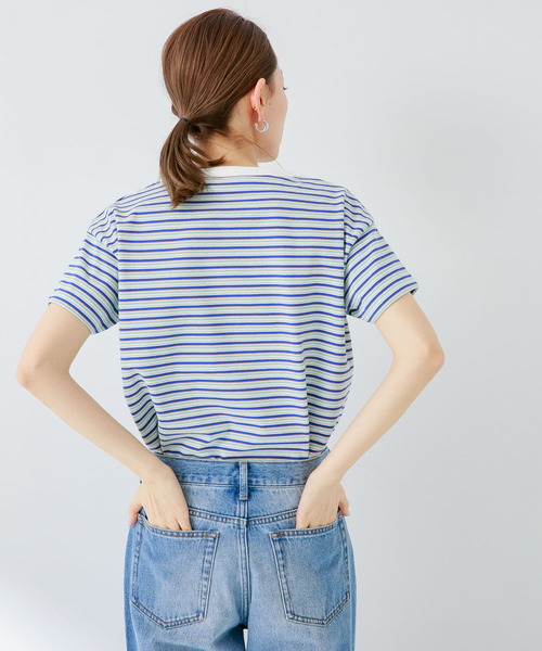 「STAR&STRIPE」 半袖Tシャツ MEDIUM ブルー系その他 レディース_画像9