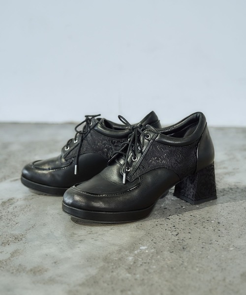 HARE（ハレ） シューズ ジャガードレースアップシューズ(HARE