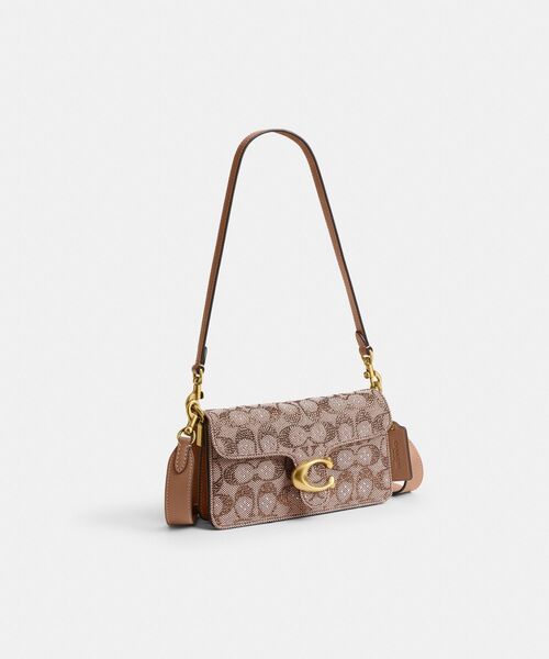 COACH レディースショルダーバッグ（色：ベージュ系）｜バッグ