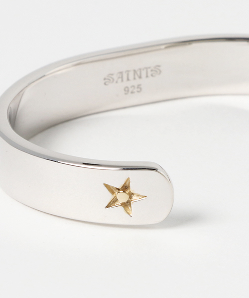 バングル SAINTS(セインツ)/スターポイントプレーンバングル メンズ レディースの画像