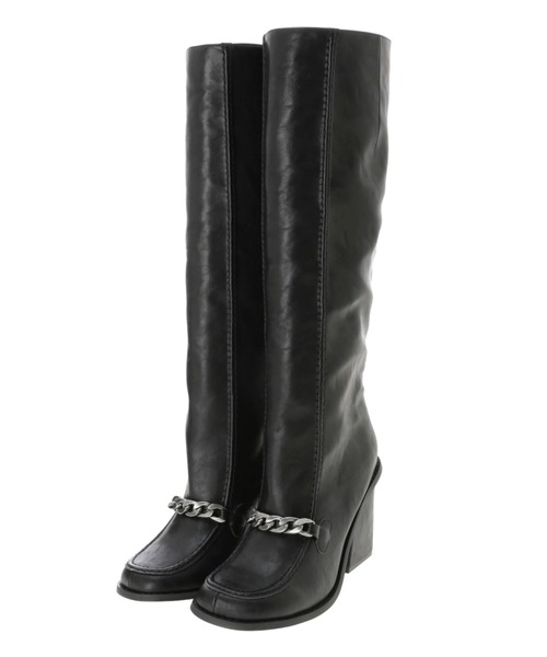 alexiastam バックチェーンロングブーツ セール】Back Chain Long Boots/バックチェーンロングブーツ