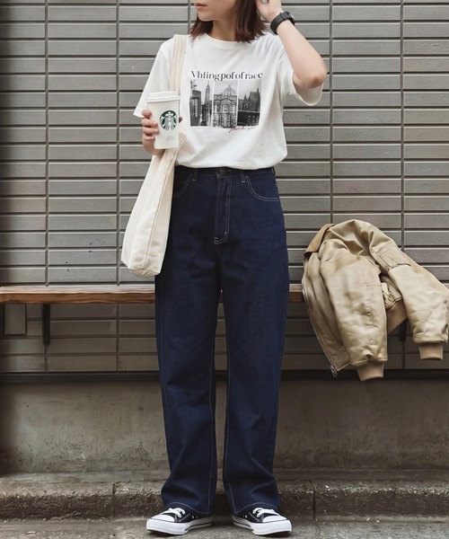 Emma（エマ） ワイドパンツ ジーンズ デニム デニムパンツ リサイクル