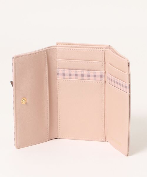 財布 チェックショコラリボン折財布06