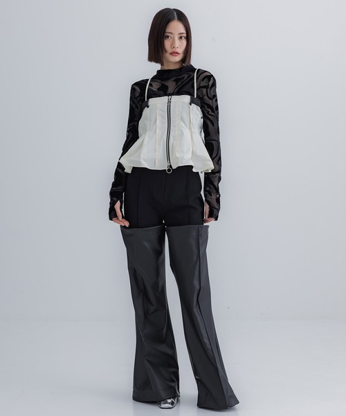 美品✨️ユナイテッドトーキョー 2wayナイロンカジュアルパンツ ブラック UNITED TOKYO（ユナイテッドトウキョウ） パンツ TSUNAGI2WAYブーツ