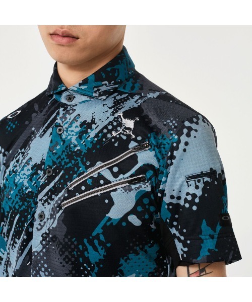 [新品タグ付き] OAKLEY ポロシャツ　ゴルフウェア　ロゴ　XL 新品 XLサイズ OAKLEY ポロシャツ ポロ オークリー ゴルフ