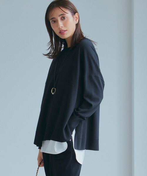 専用です！【美品】ウーステッドウール ビッグシルエット ニット 23区｜【WEB限定カラーあり/洗える】ウーステッドウール ビッグ