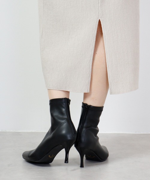 lus. ブーツ ポインテッドショートブーツ レディース : ZOZOTOWN Yahoo