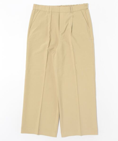 BELLUNA PLUS（ベルーナプラス） パンツ サマ見え！タック使いワイド