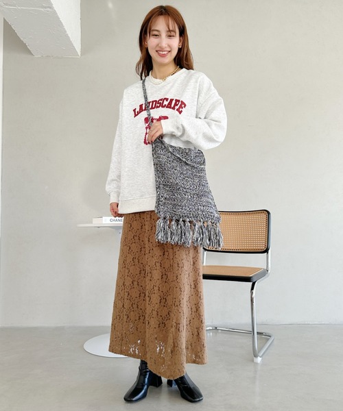 スカート yai AMBIDEX Store 〇80ボイル ピンタック ティアードスカート(F