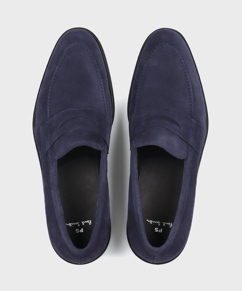 Paul Smith ネイビー レザー ローファー Lido