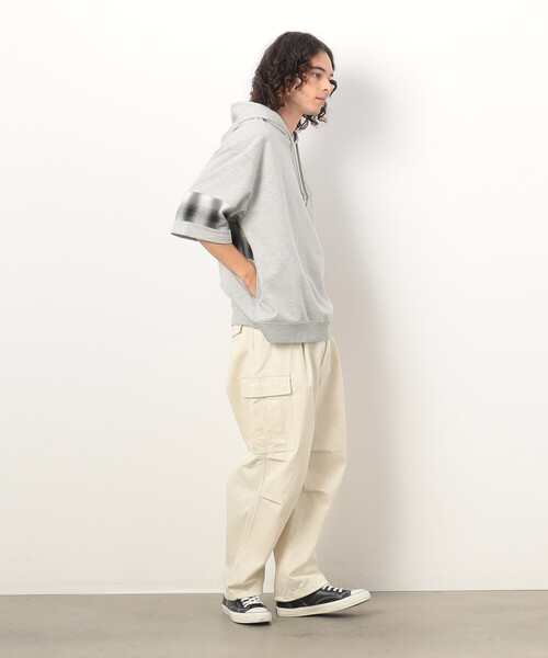 sudo カーゴパンツ Purple&Yellow カーゴパンツ ツイルワイド メンズ レディース