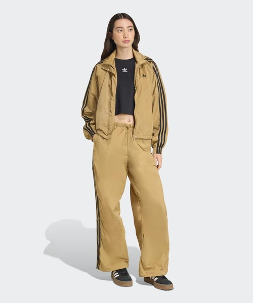 adidas パンツ スリーストライプス ウーブン パラシュートパンツ
