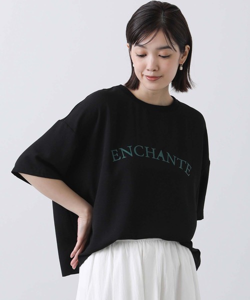 tシャツ ジョーゼットロゴ５分袖カットソー レディース Gready Brilliant｜ジョーゼットロゴ5分袖カットソー | Rakuten